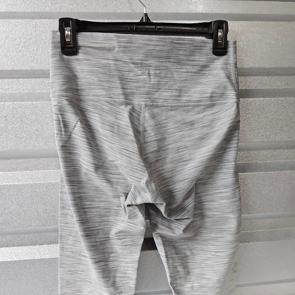 Lululemon Align Leggings High Rise Yoga Pants Gray White Size 8 - Picture 5 of 8